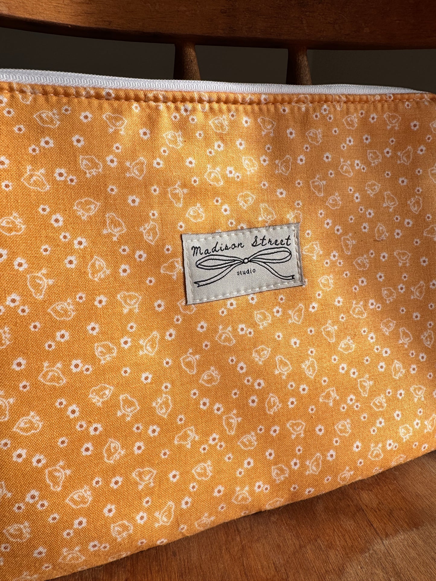 Butter Chick Zipper Pouch