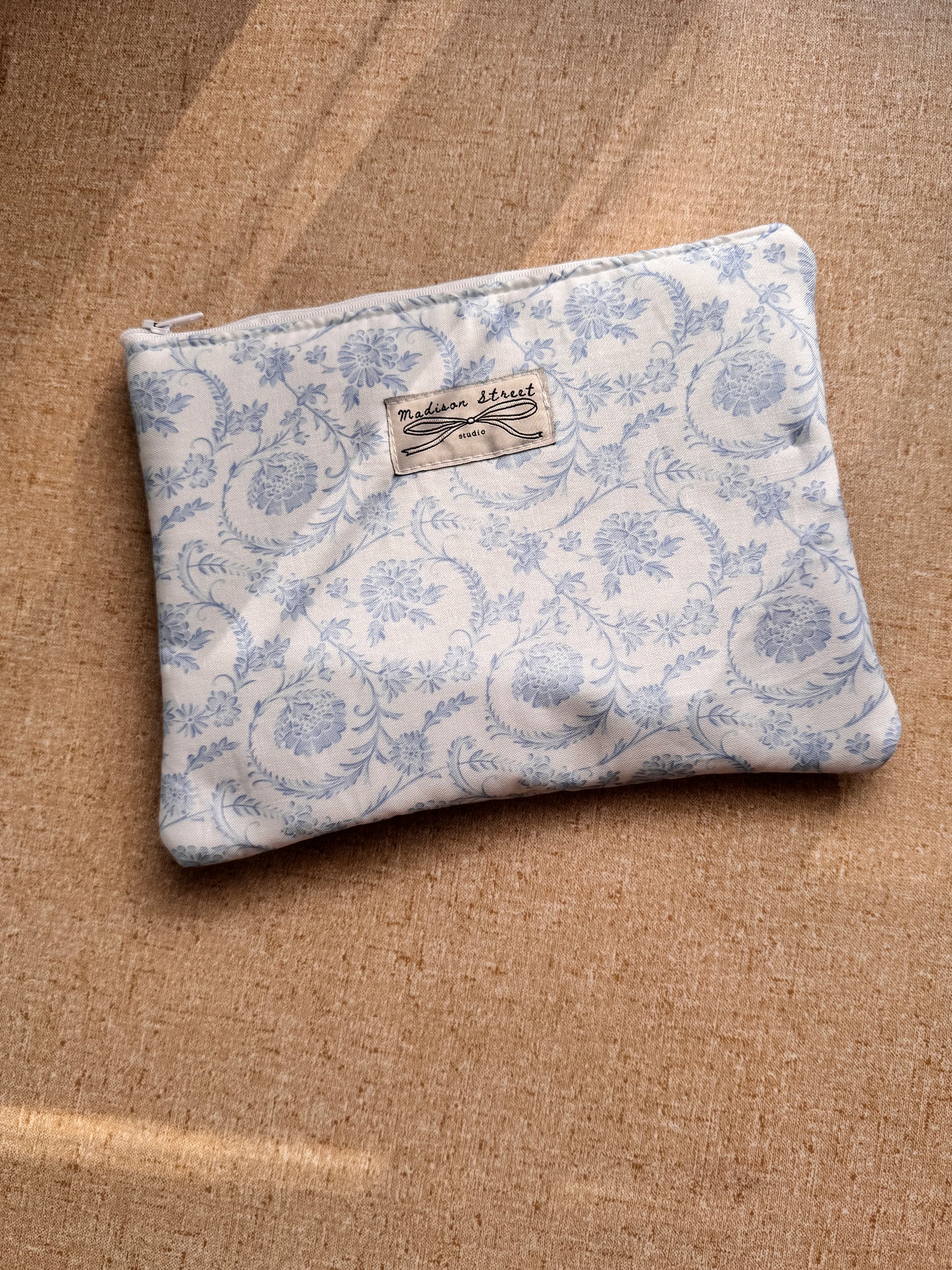 Dainty Blue Scrunchie