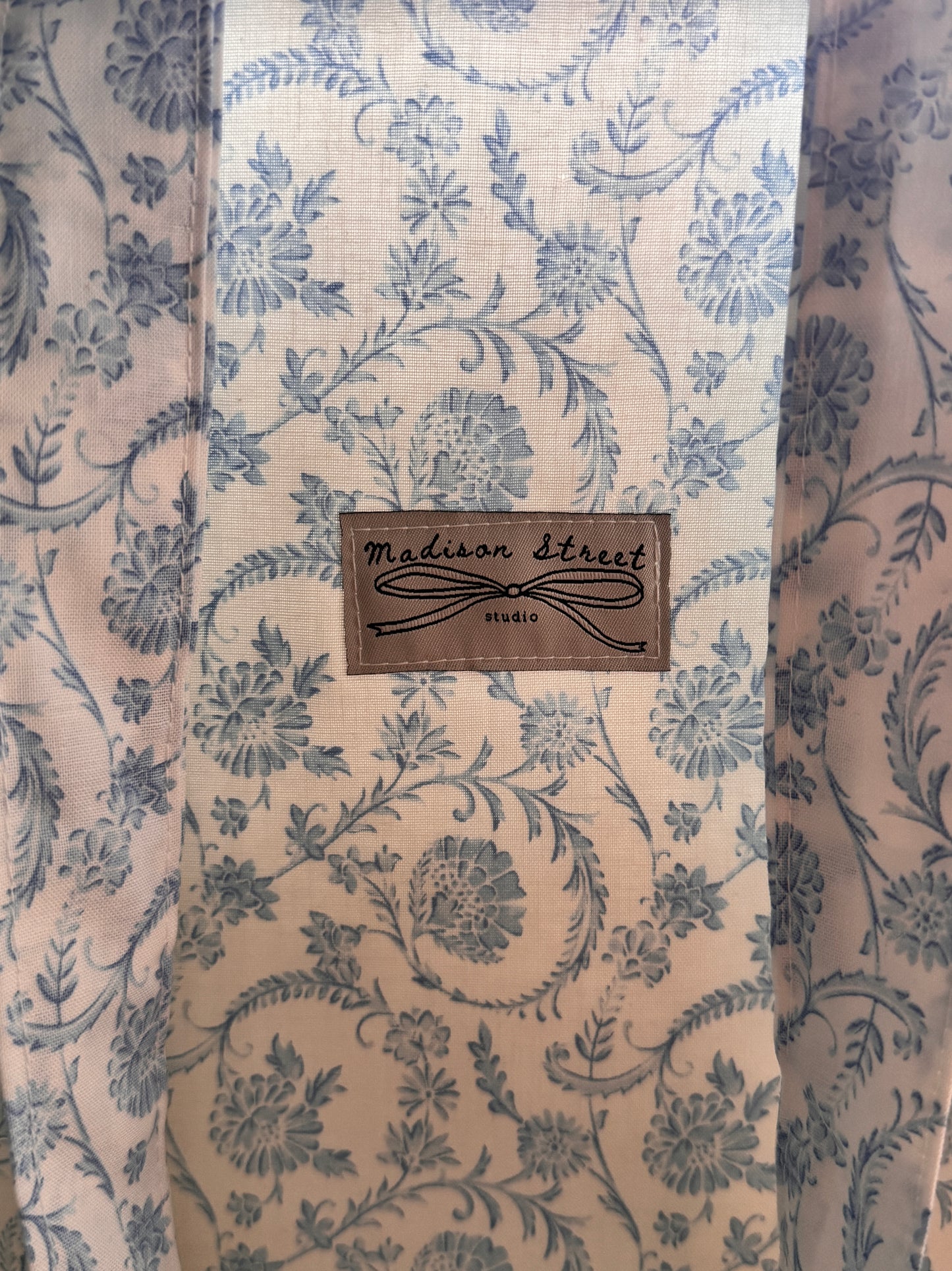 Dainty Blue Scrunchie