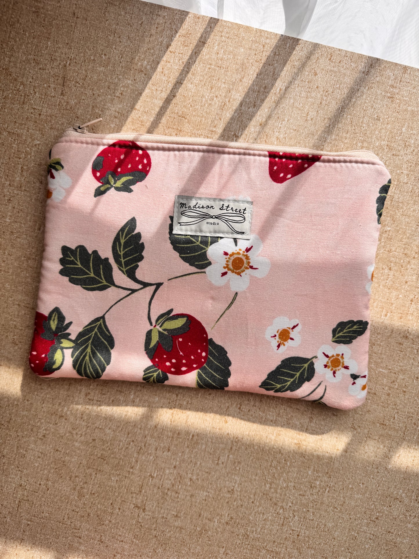 Strawberry Zipper Pouch