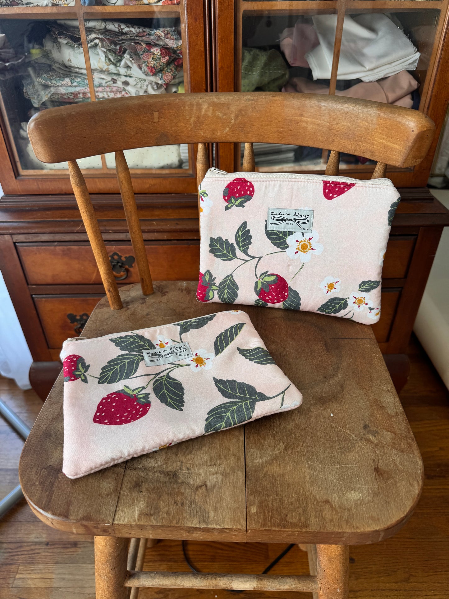 Strawberry Zipper Pouch