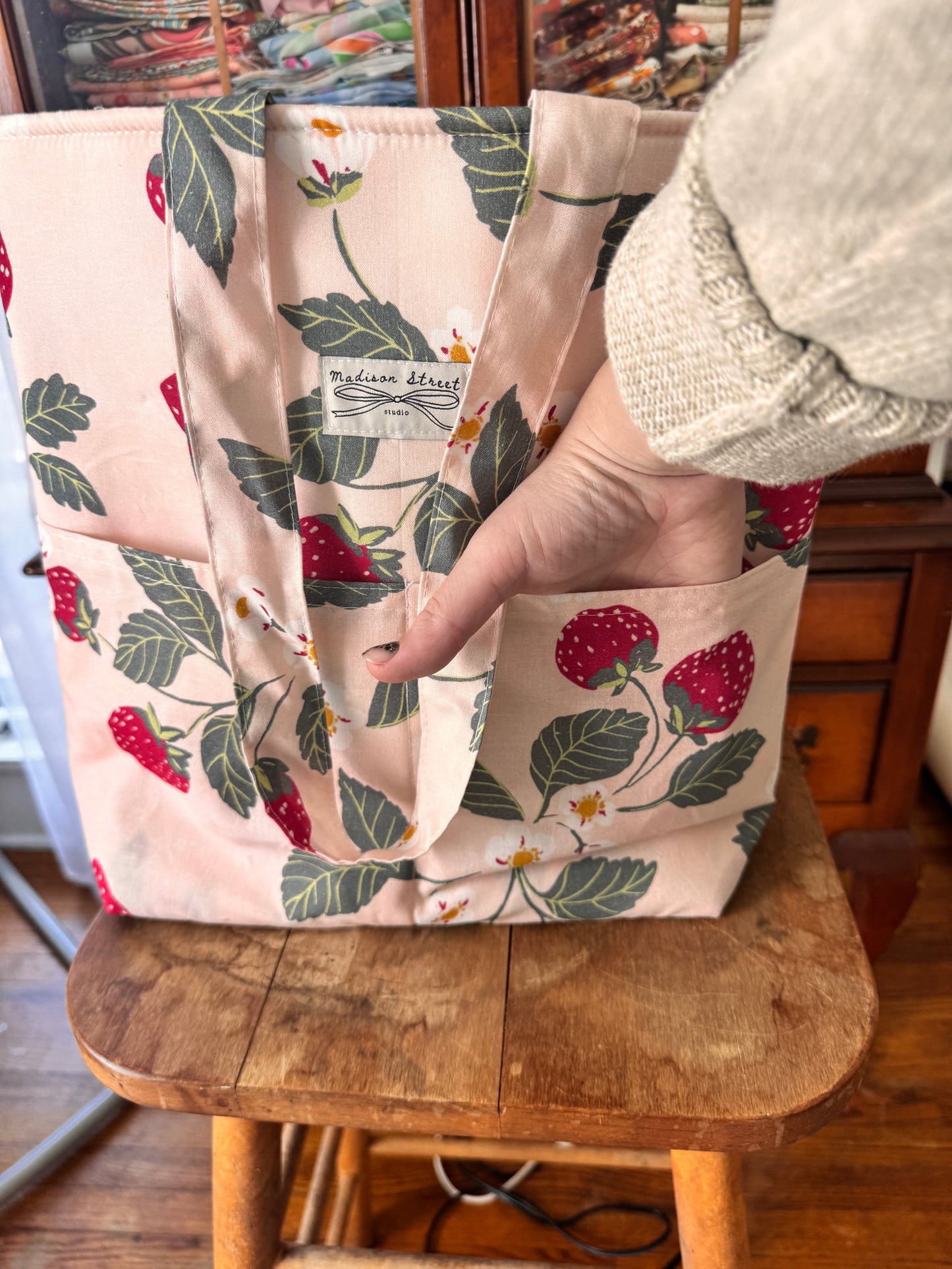 Strawberry Large Tote