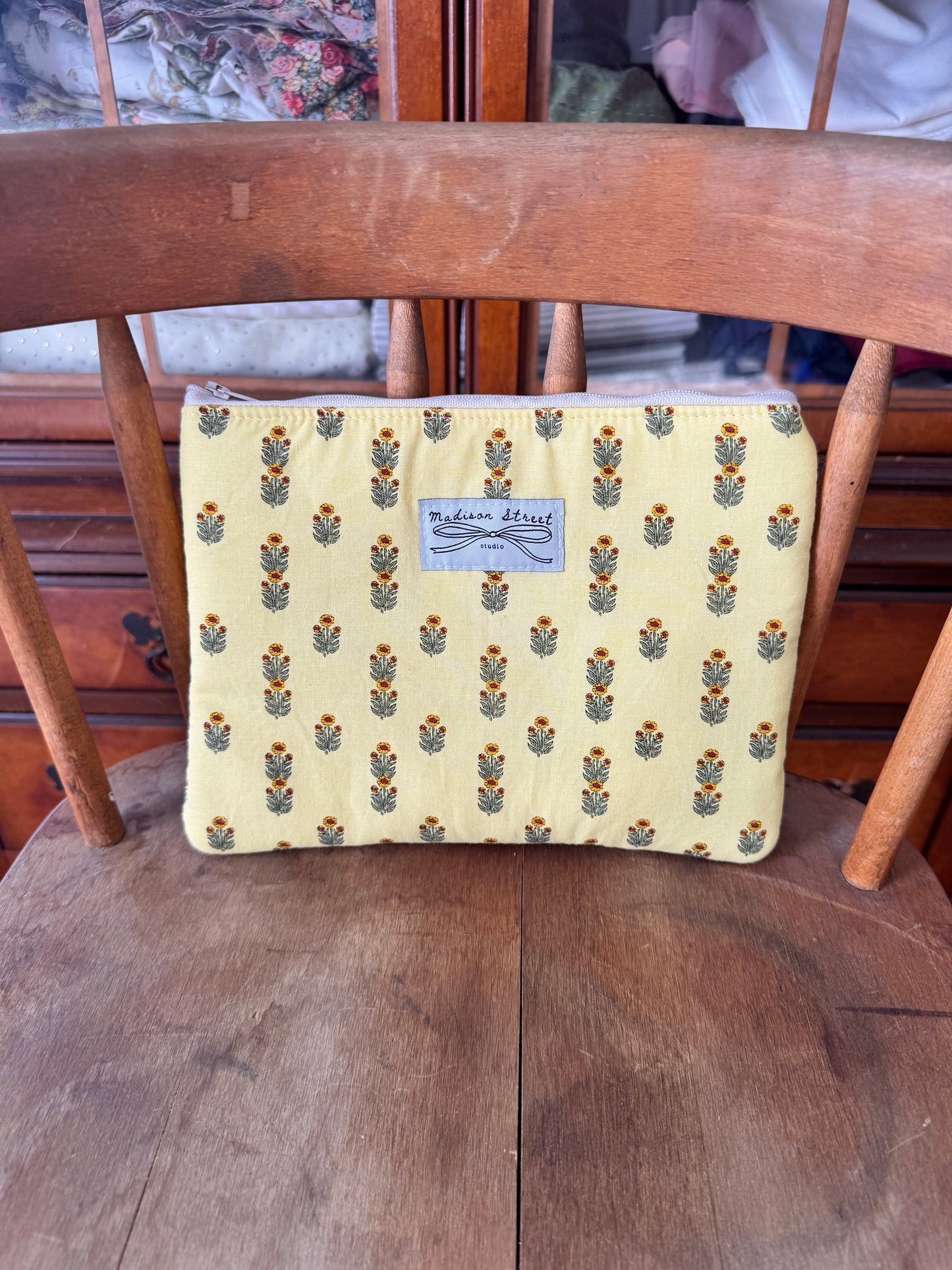 Sunflower Zipper Pouch