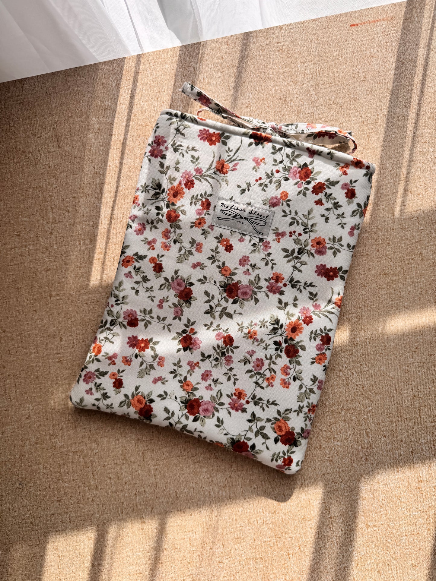 Autumn Floral Tie Pouch