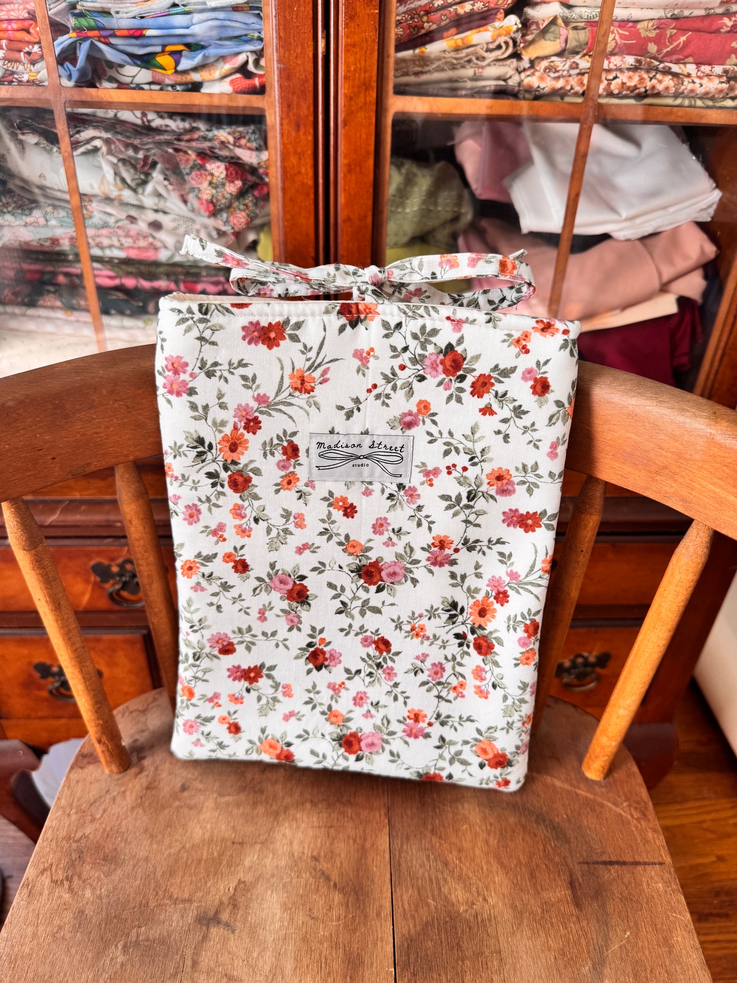 Autumn Floral Tie Pouch