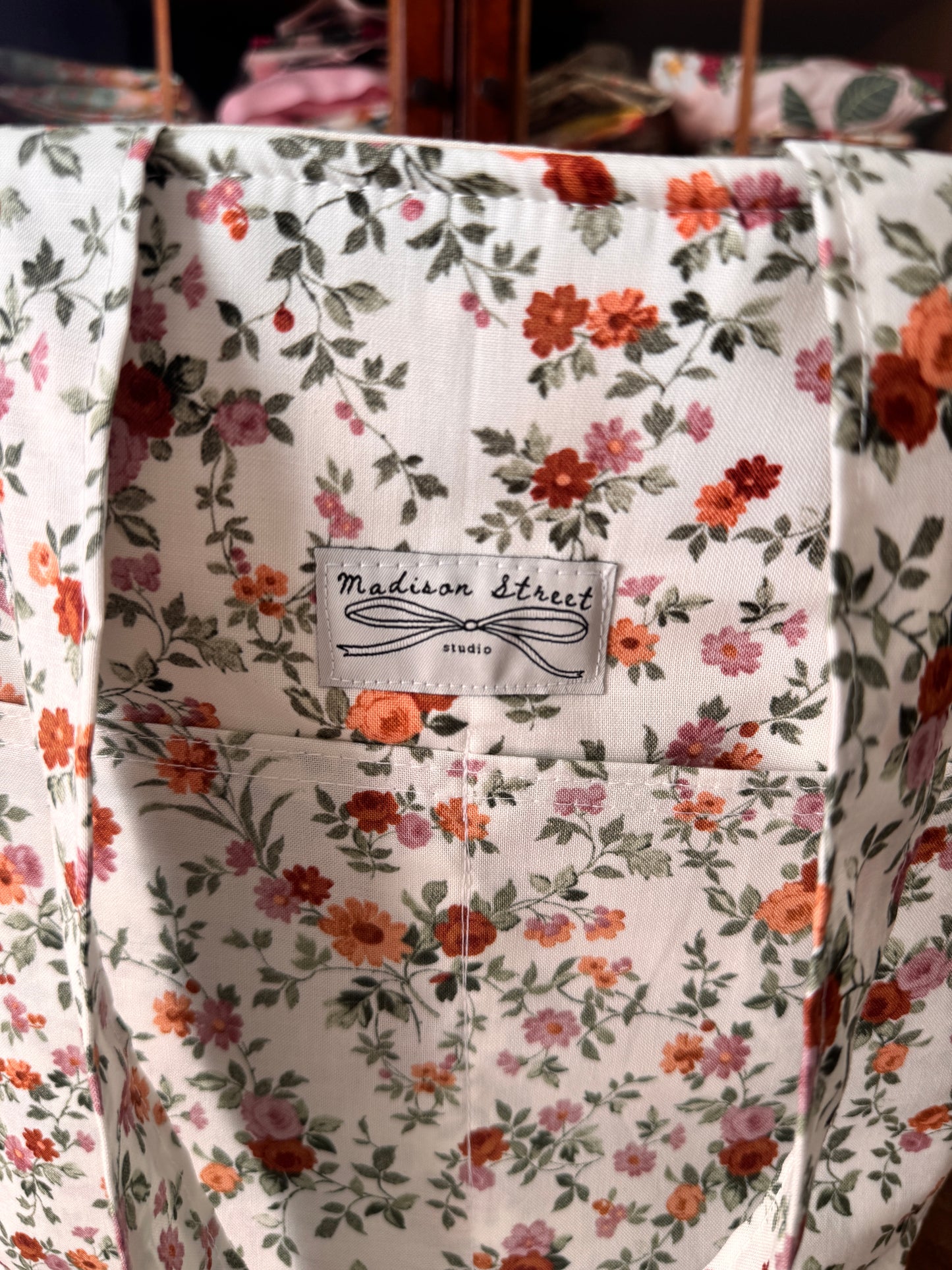 Autumn Floral Medium Tote